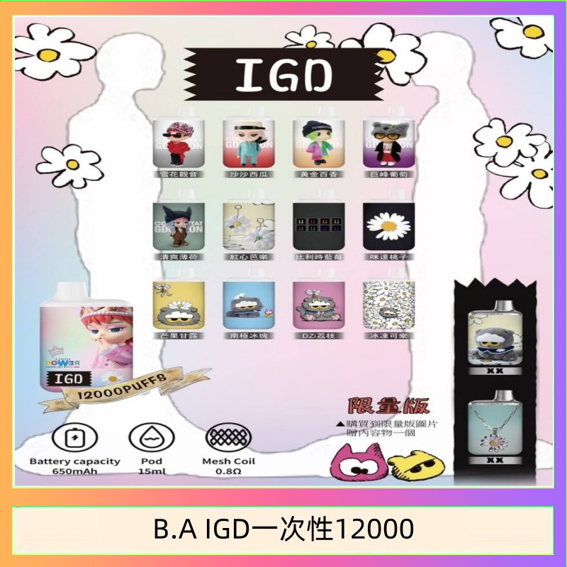B.A IGD12000口 電子煙