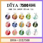 DIYA叮啞拋棄式7500 Puffs一次性電子煙3%