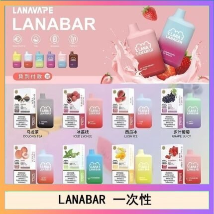 LANA BAR可充电一次性電子煙霧化5000口(3.0%)