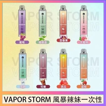VAPOR STORM風暴辣妹一次性主機充電7500口（5%）